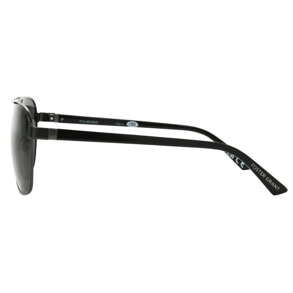 Men's Polarized Fashion Sunglasses in Black by Foster Grant Premium - Picture 3 of 3